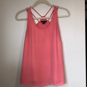 Metaphor Coral Tank Top